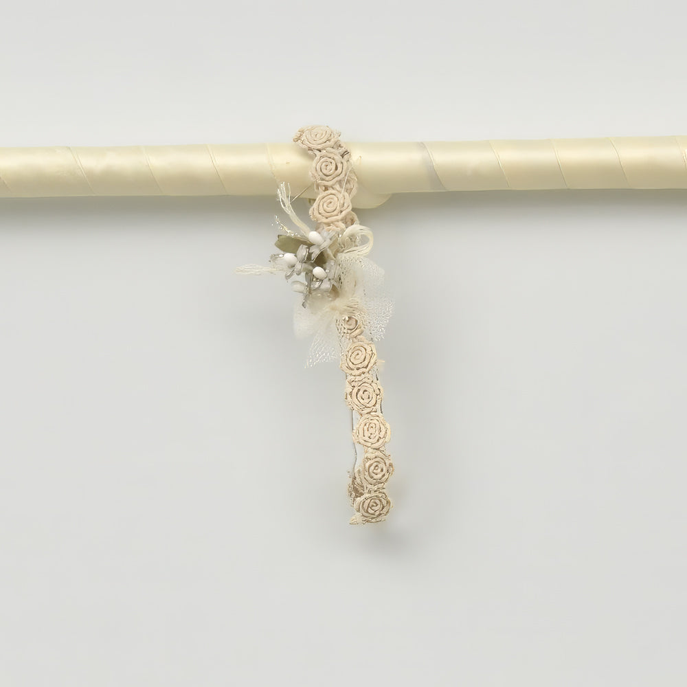 Diadema turbante Carmen con flor