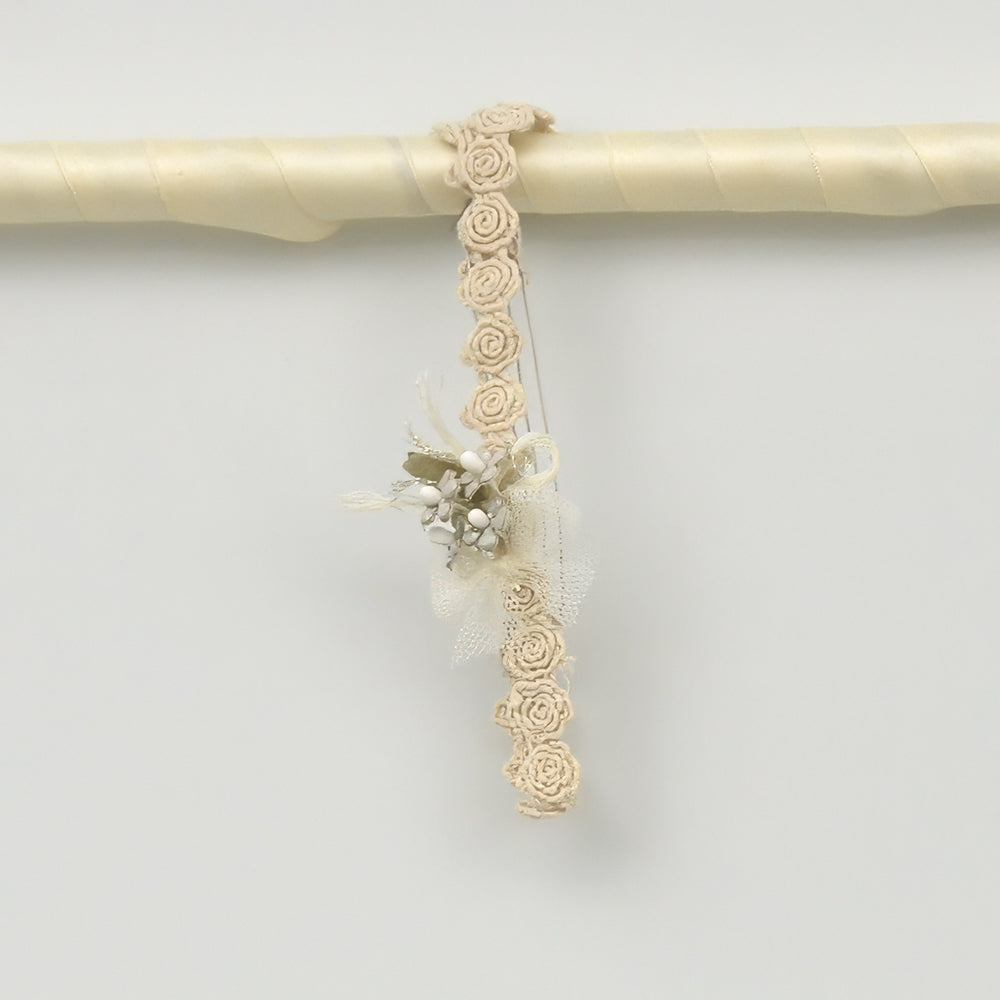 Diadema turbante Carmen con flor