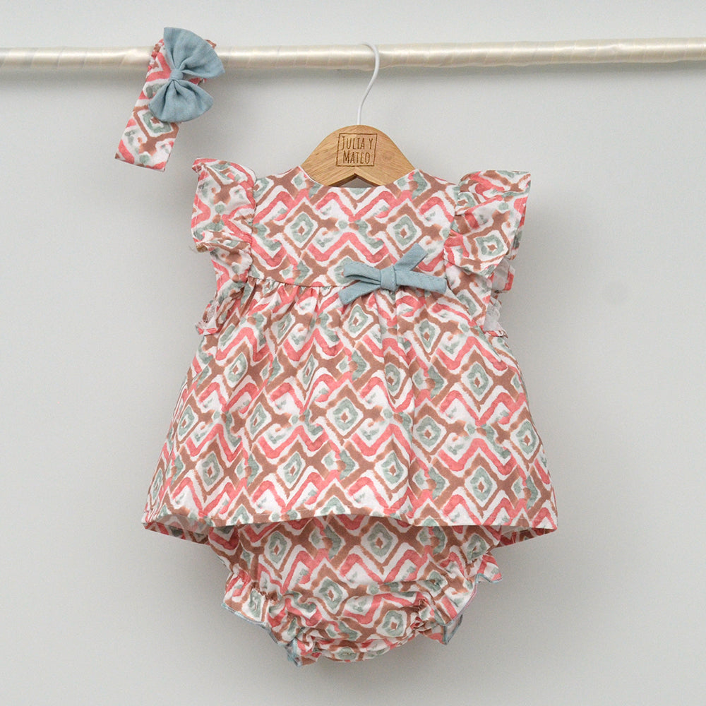 Jesusito bebé Menorca con culotte y diadema