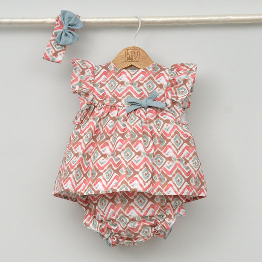 Jesusito bebé Menorca con culotte y diadema