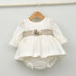vestido bautizo niña con braguita cubrepañal