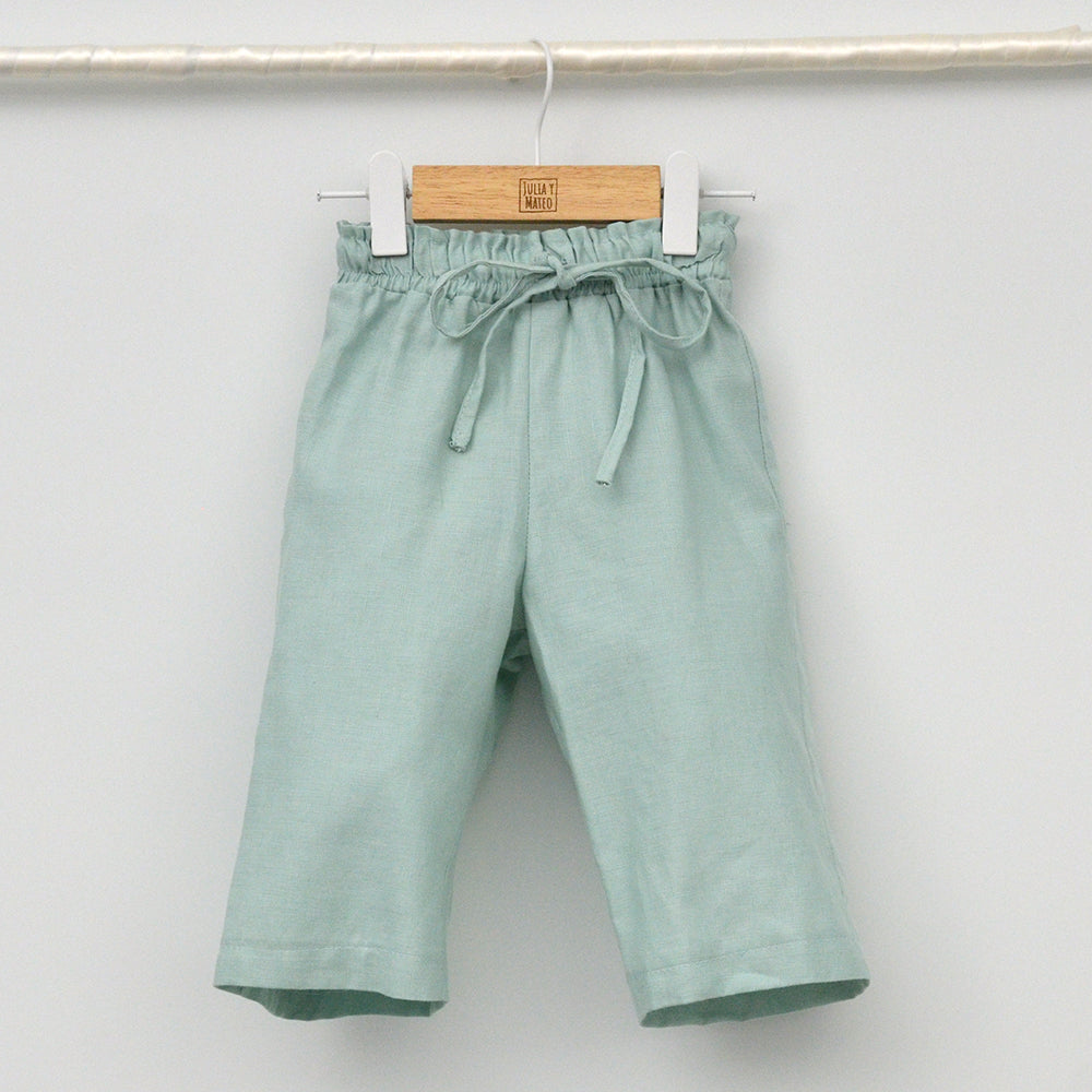 Conjunto niña Corfú con pantalón y camisa