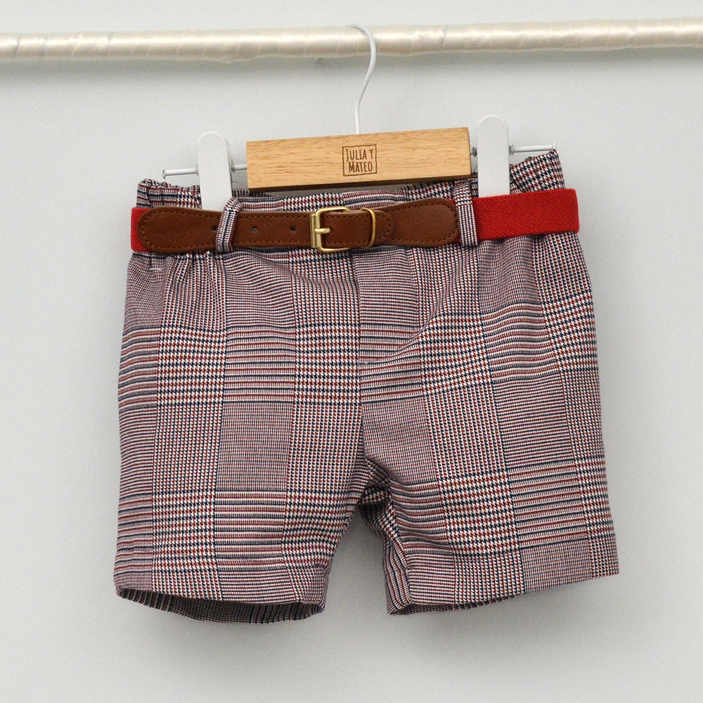 Conjunto Niño vestir con camisa y pantalón con cinturón "Melchor"
