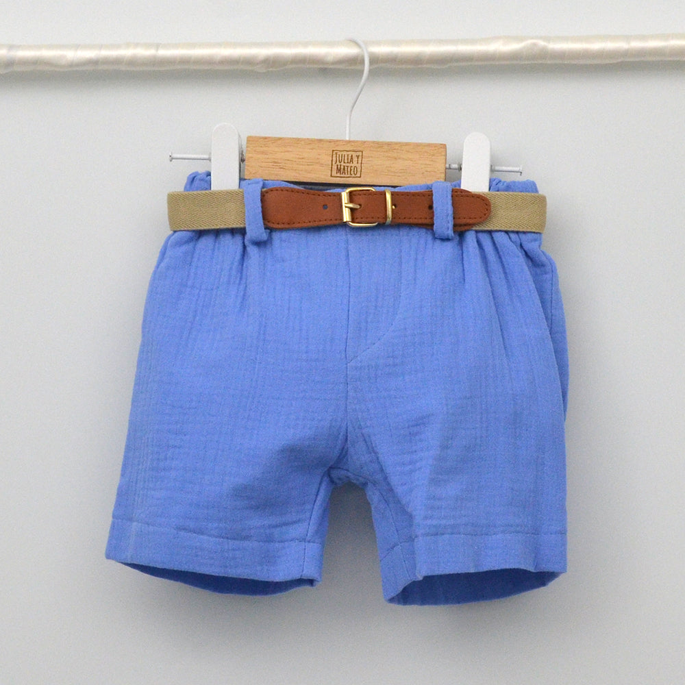 Conjunto Niño Altea con camisa y pantalón con cinturón