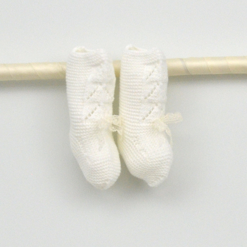 Faldón bebés punto Lucía con capota, culotte y patucos