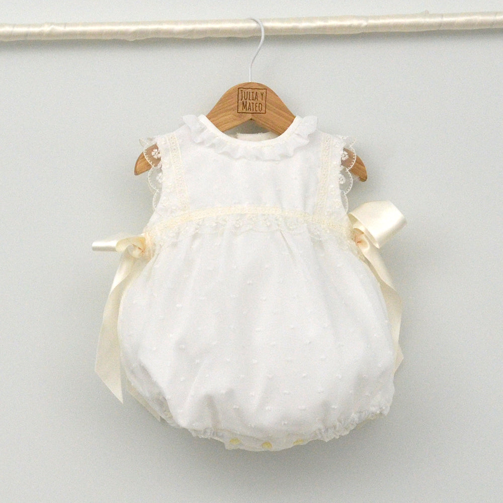 Pelele de Organza Gabriel de plumeti con capota