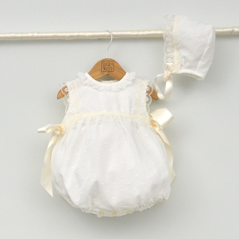 Pelele de Organza Gabriel de plumeti con capota