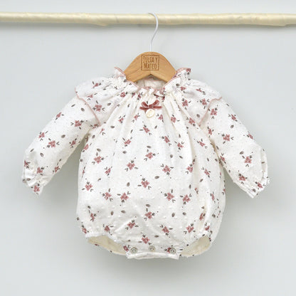 Pelele bebé Siena punto Smock