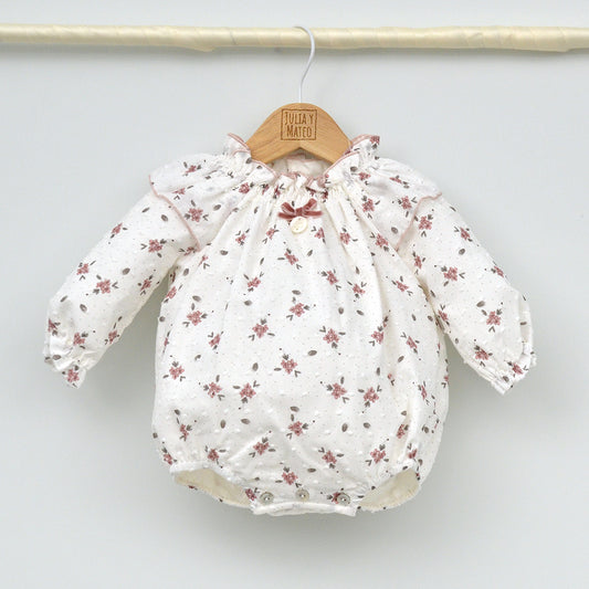 Pelele bebé Siena punto Smock