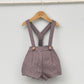 Conjunto vestir bebé con peto y camisa "Melchor"
