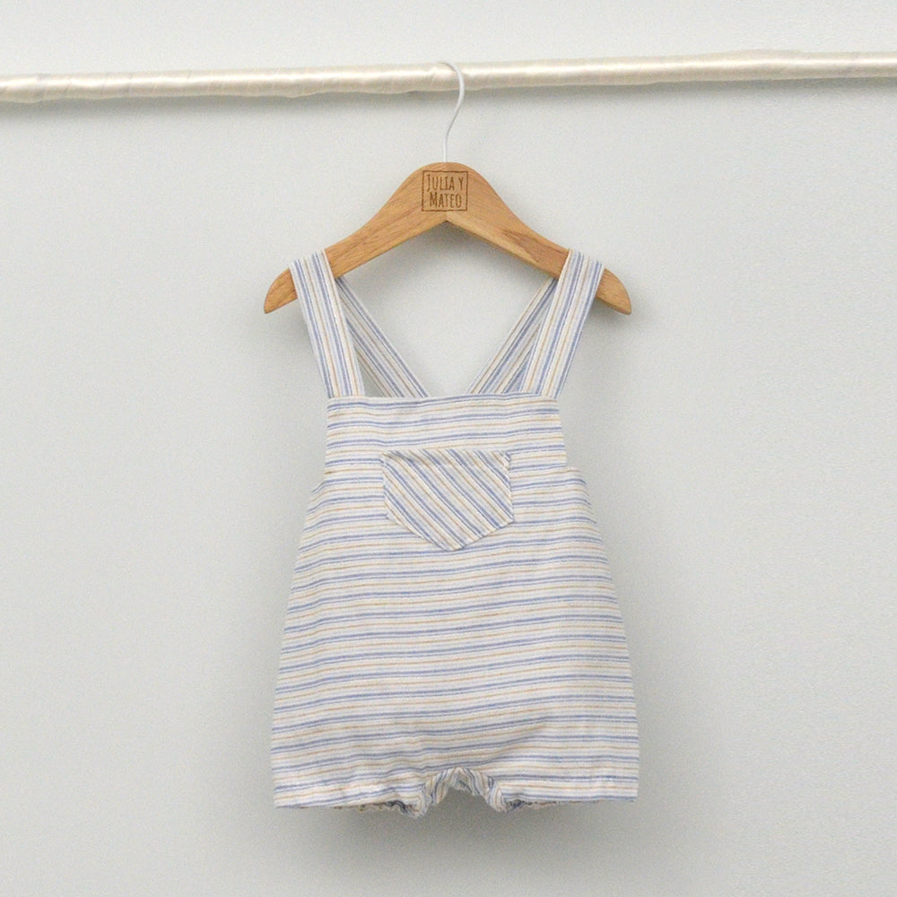 Conjunto bebé Santorini con ranita y camisa cuello bebé