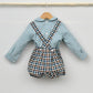 Conjunto bebé Martín con peto y camisa cuello bebé