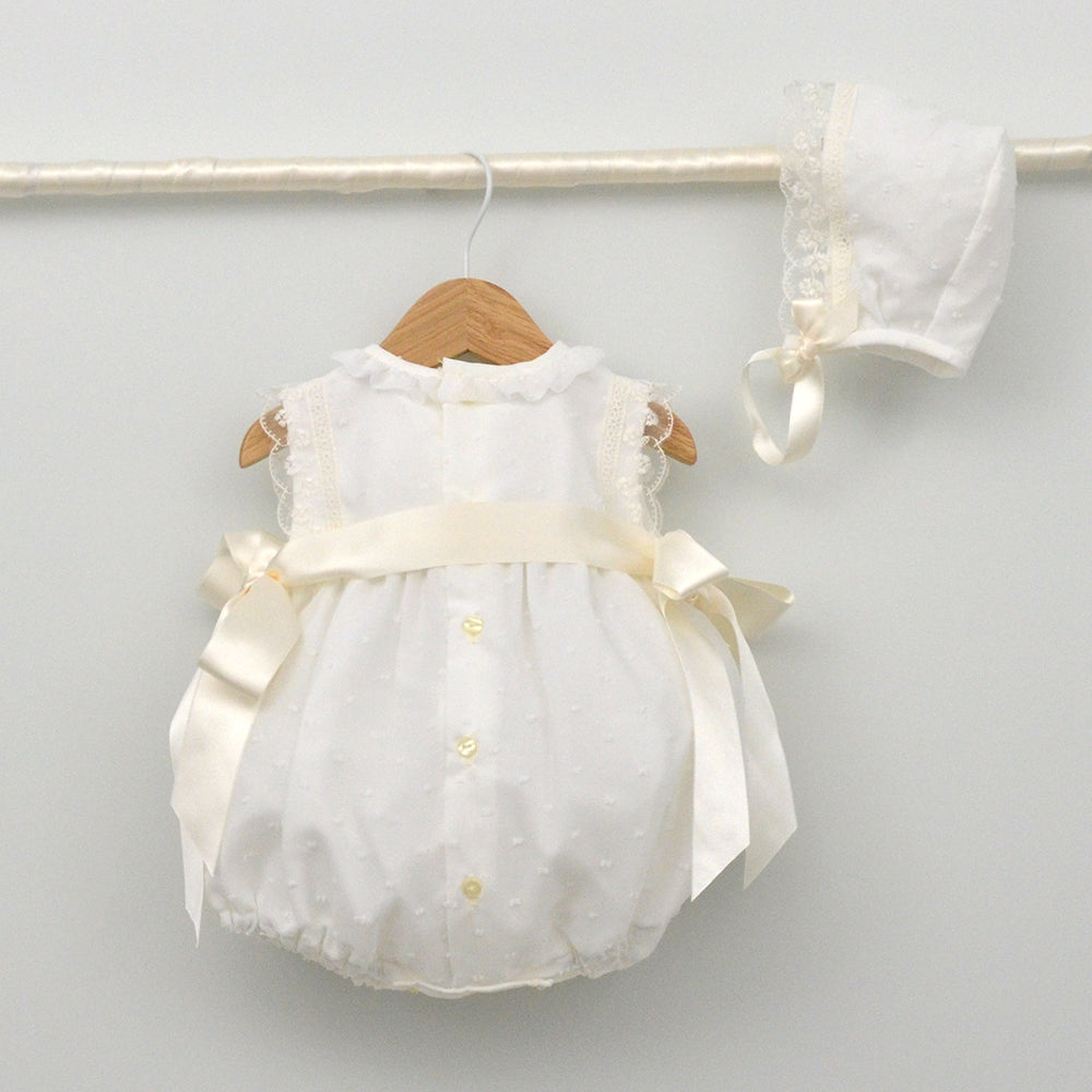 Pelele de Organza Gabriel de plumeti con capota