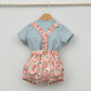 Conjunto bebé Menorca con peto y camisa Mao