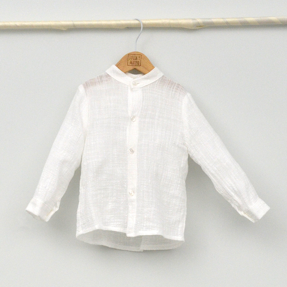 Conjunto Niño Corfú con camisa y pantalón con cinturón