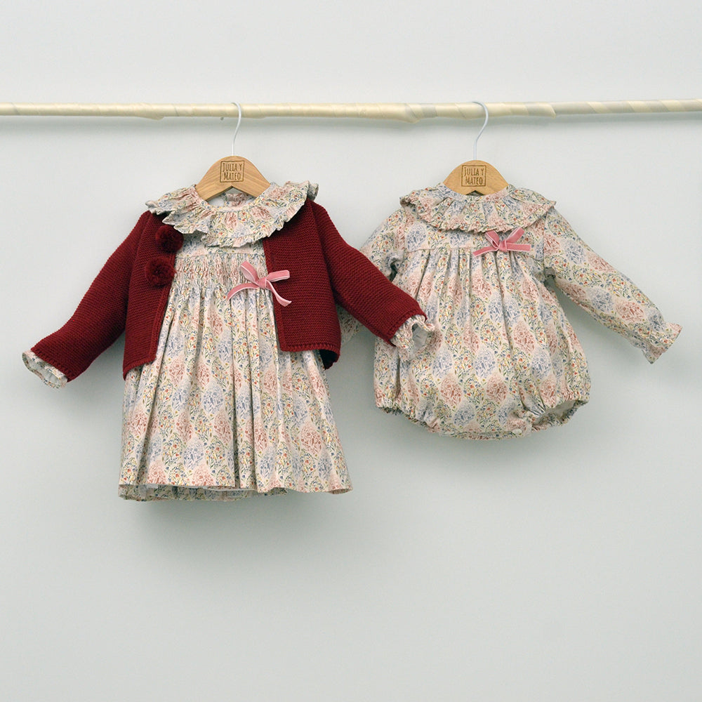 Vestido bebé Olivia punto Smock