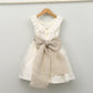 Vestido niña Emma con fajín de lino