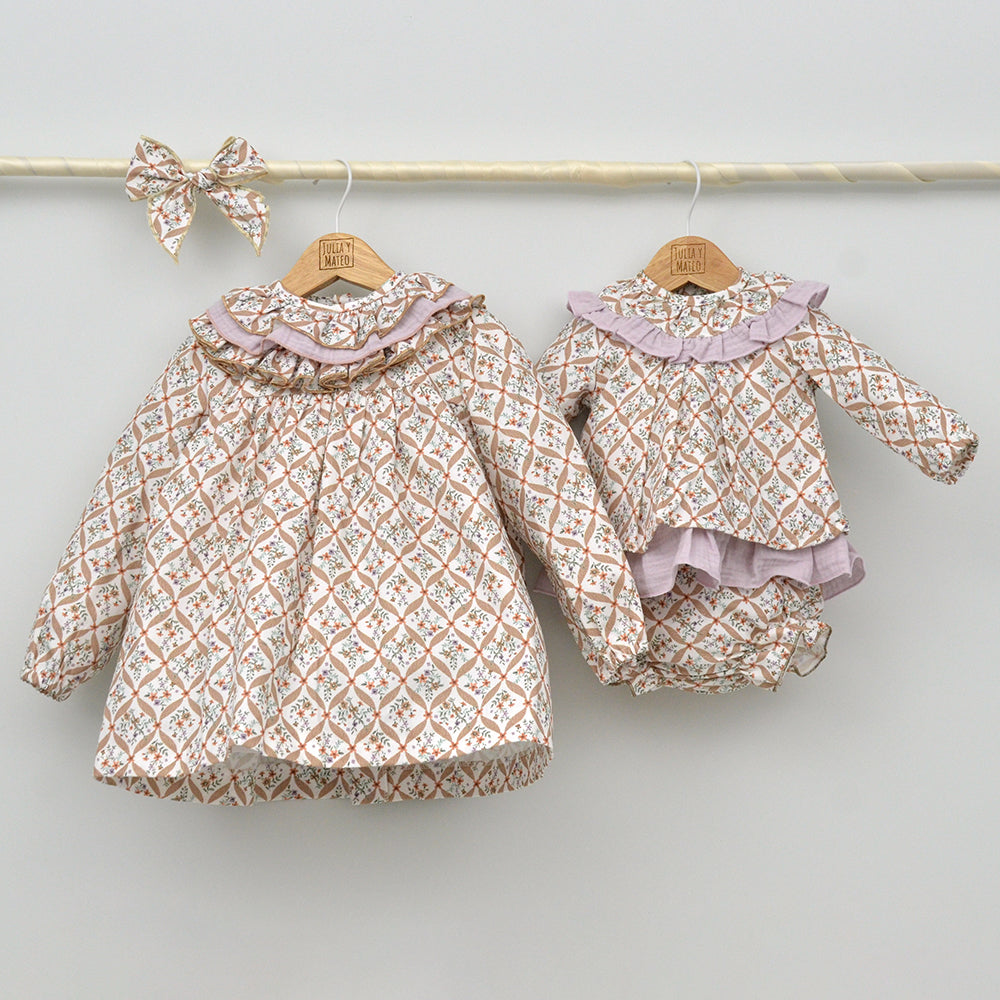 Vestido bebé Martina punto Smock