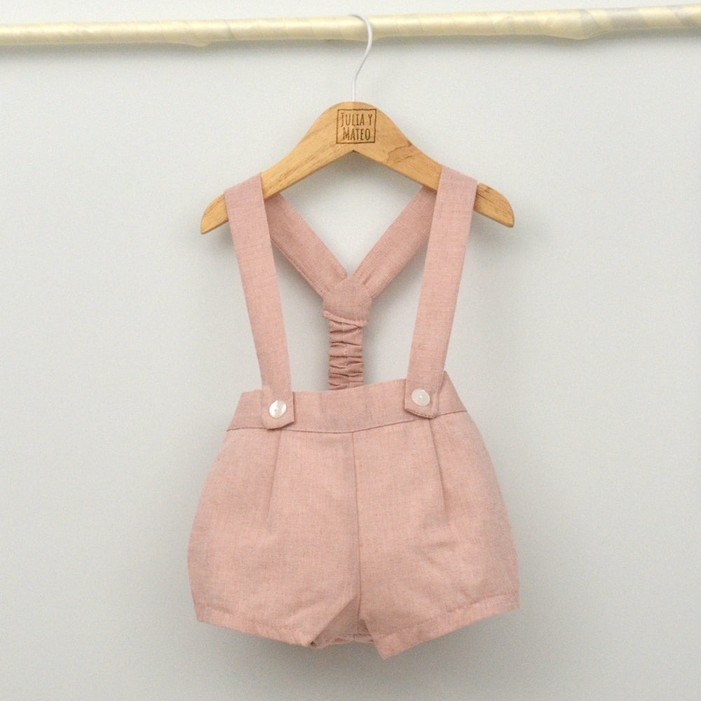 Conjunto bebé Siena con peto y camisa Mao