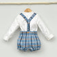 Conjunto bebé Bruno con peto y camisa cuello Mao