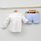 Conjunto Niño Formentera con camisa y pantalón con cinturón