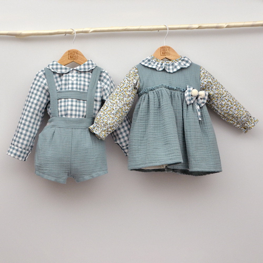 Vestido vestir Bebe Niña  Tienda Online de Ropa hermanas conjuntadas –  JuliayMateo
