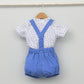 Conjunto bebé Altea con peto y camisa Mao