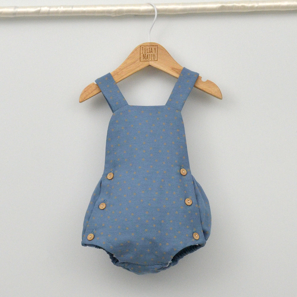 Conjunto vestir bebé con ranita y camisa cuello bebé de bambula "Hugo"