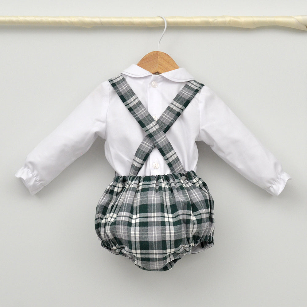 Conjunto bebé Hugo con ranita y camisa cuello bebé