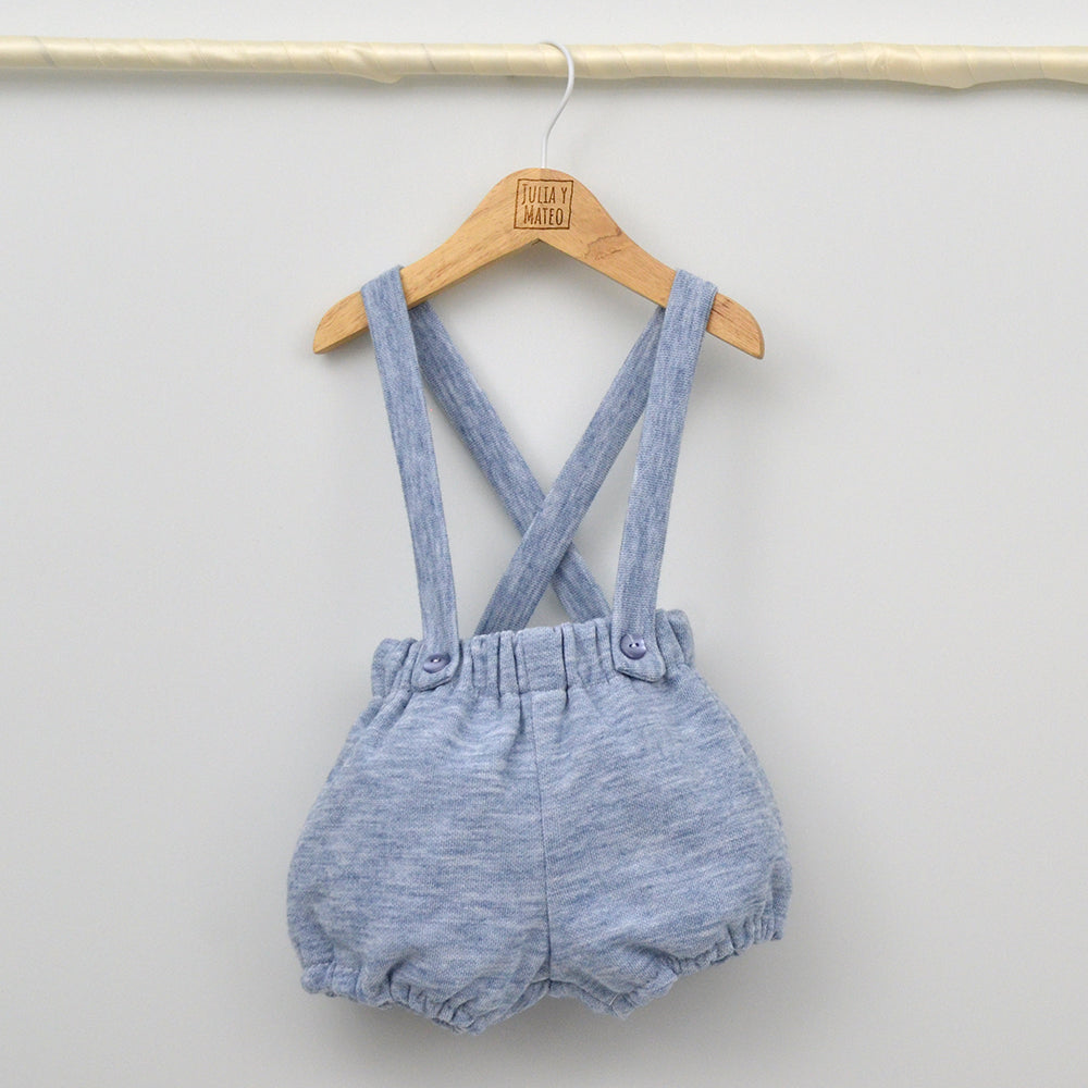 Conjunto bebé Leo con peto y camisa