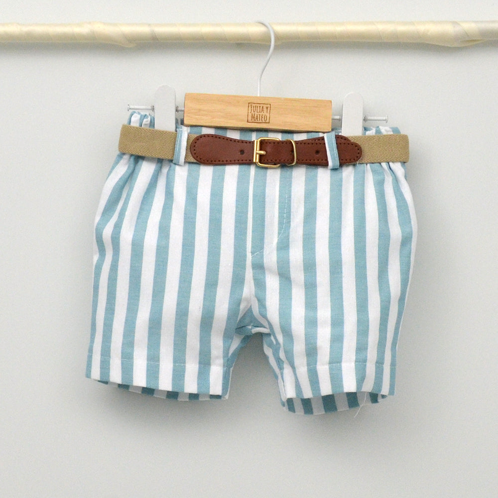 Conjunto Niño Sintra con camisa y pantalón con cinturón