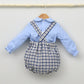 Conjunto bebé Thiago con ranita y camisa cuello bebé