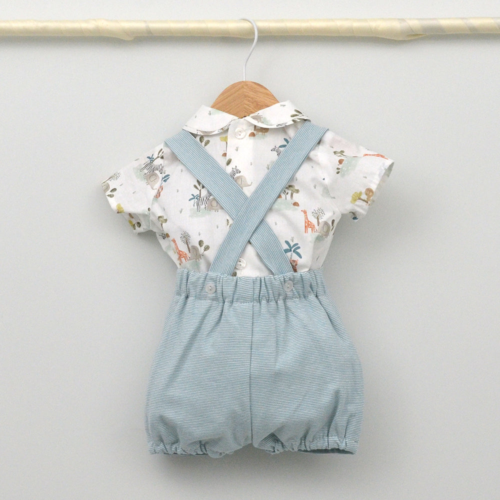 Conjunto bebé Tarifa con ranita y camisa cuello bebé