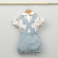 Conjunto bebé Tarifa con ranita y camisa cuello bebé