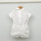 Conjunto Lucas de pololo y blusa de Organza