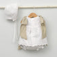 conjunto de bautizo y ceremonia de niña