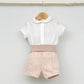 Conjunto bebé Marsella con pantalón, camisa y pajarita