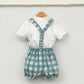 Conjunto bebé Niza con peto y camisa Mao