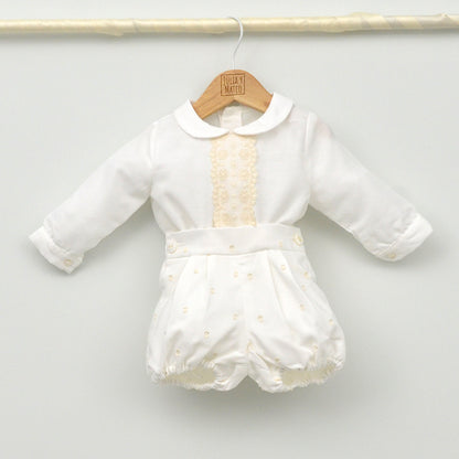 traje bautizo niño invierno manga larga ceremonia frio bebe
