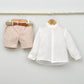 Conjunto Niño Marsella con camisa y pantalón con cinturón