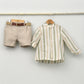 Conjunto Niño Granada con camisa y pantalón con cinturón
