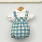Conjunto bebé Niza con ranita y camisa cuello bebé