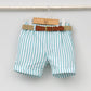 Conjunto Niño Comporta con camisa y pantalón con cinturón