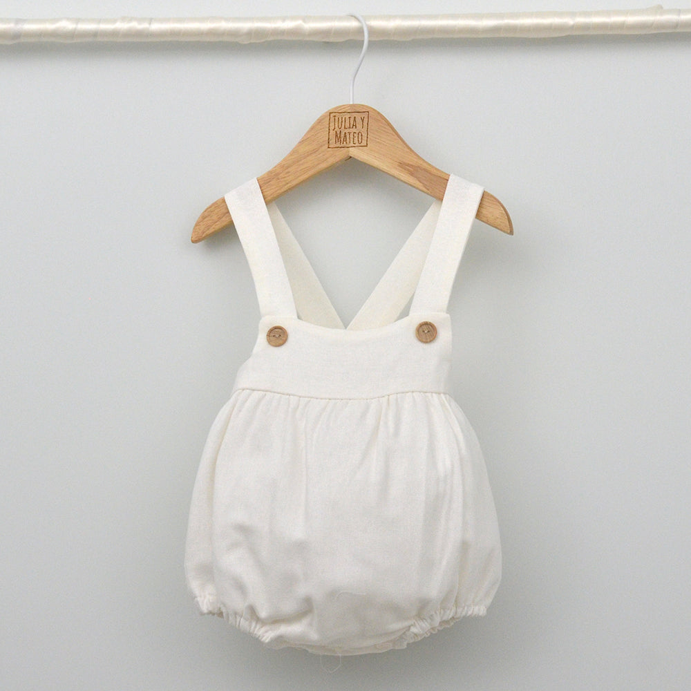 Conjunto bebé Lisboa con ranita y camisa cuello bebé