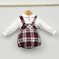 Conjunto bebé Noel con ranita y camisa cuello bebé