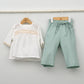 Conjunto niña Corfú con pantalón y camisa