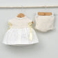 Vestido Bautizo y ceremonia bebé Alma con culotte