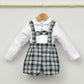 Conjunto bebé Hugo con peto y camisa cuello bebé