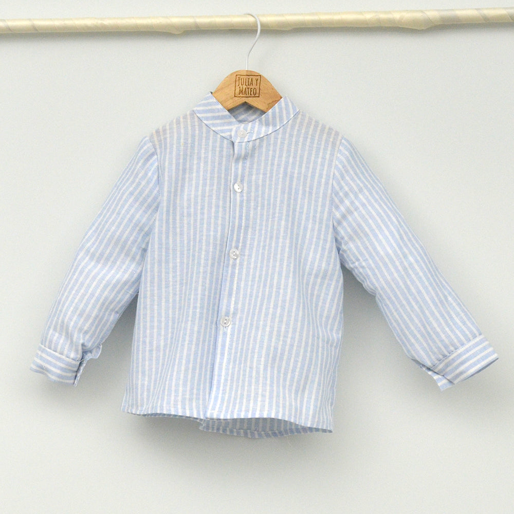 Conjunto Niño Lisboa con camisa y pantalón con cinturón