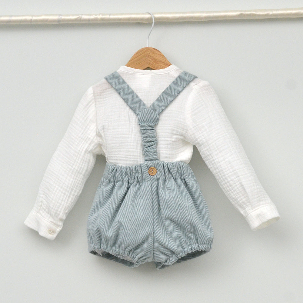 traje vestir niño con camino de algodon